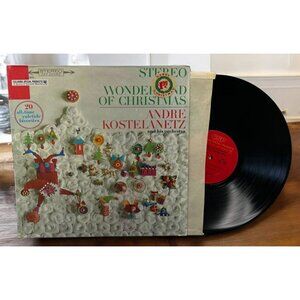 Andre Kostelanetz Wonderland of Christmas Holiday LP Shrink 70s Columbia 10976
